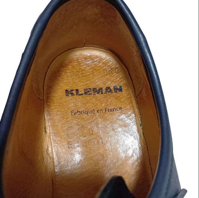 レア KLEMAN パドレ 40 チロリアンシューズ ネイビー レアカラー