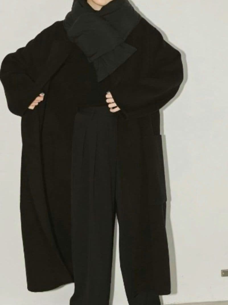 TODAYFUL Wool Over Coat 38 黒