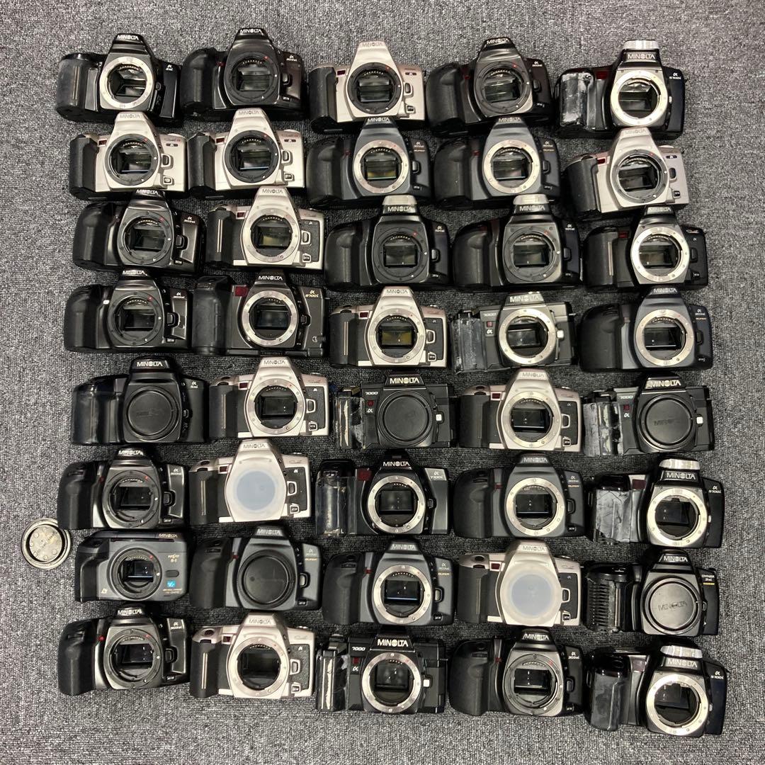 【メ4】計40個 MINOLTA 一眼レフ フィルムカメラ まとめ売り ジャンク