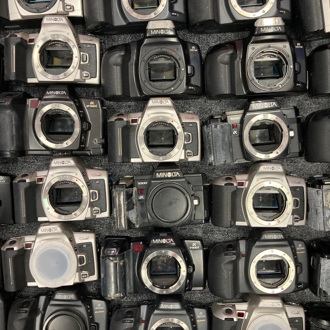 【メ4】計40個 MINOLTA 一眼レフ フィルムカメラ まとめ売り ジャンク
