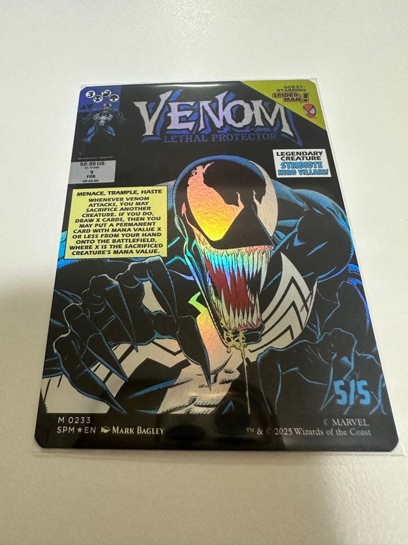 エディ・ブロック　/ Eddie Brock クラシック・コミック版foil