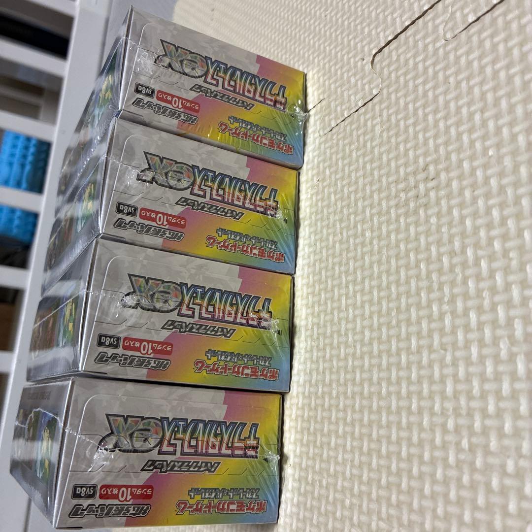シュリンク付ポケモンカード　テラスタルフェスex 4boxセット