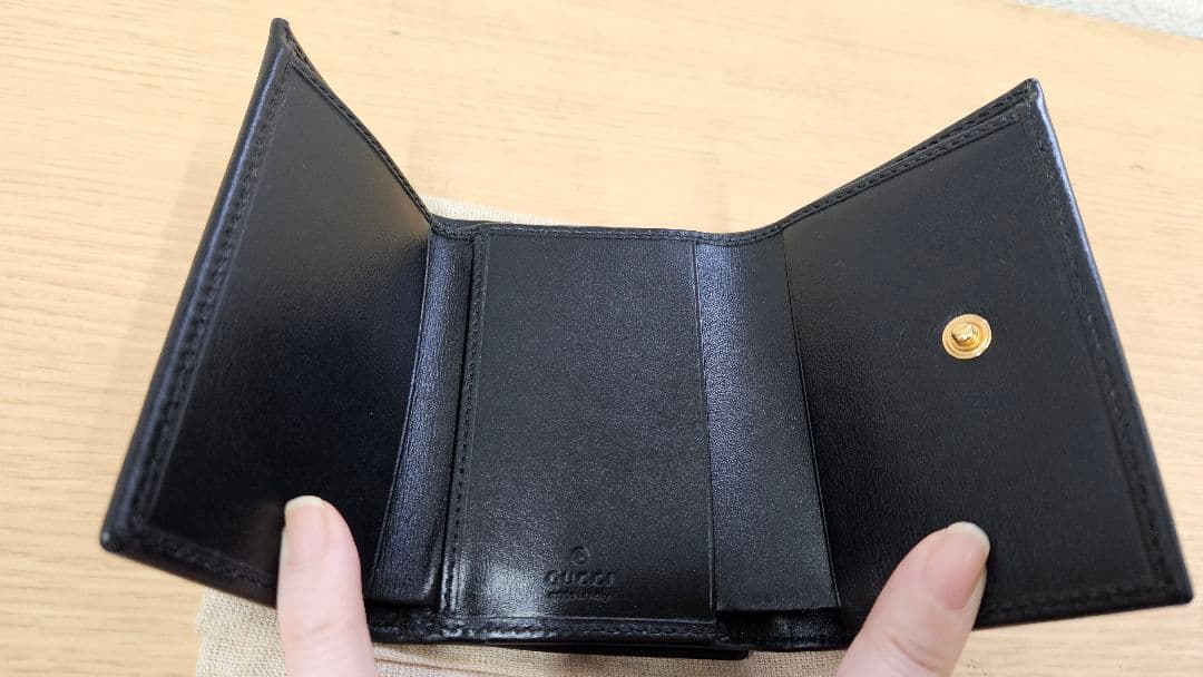 クリスマスセール　GUCCI　ホースビット　財布　黒　ブラック