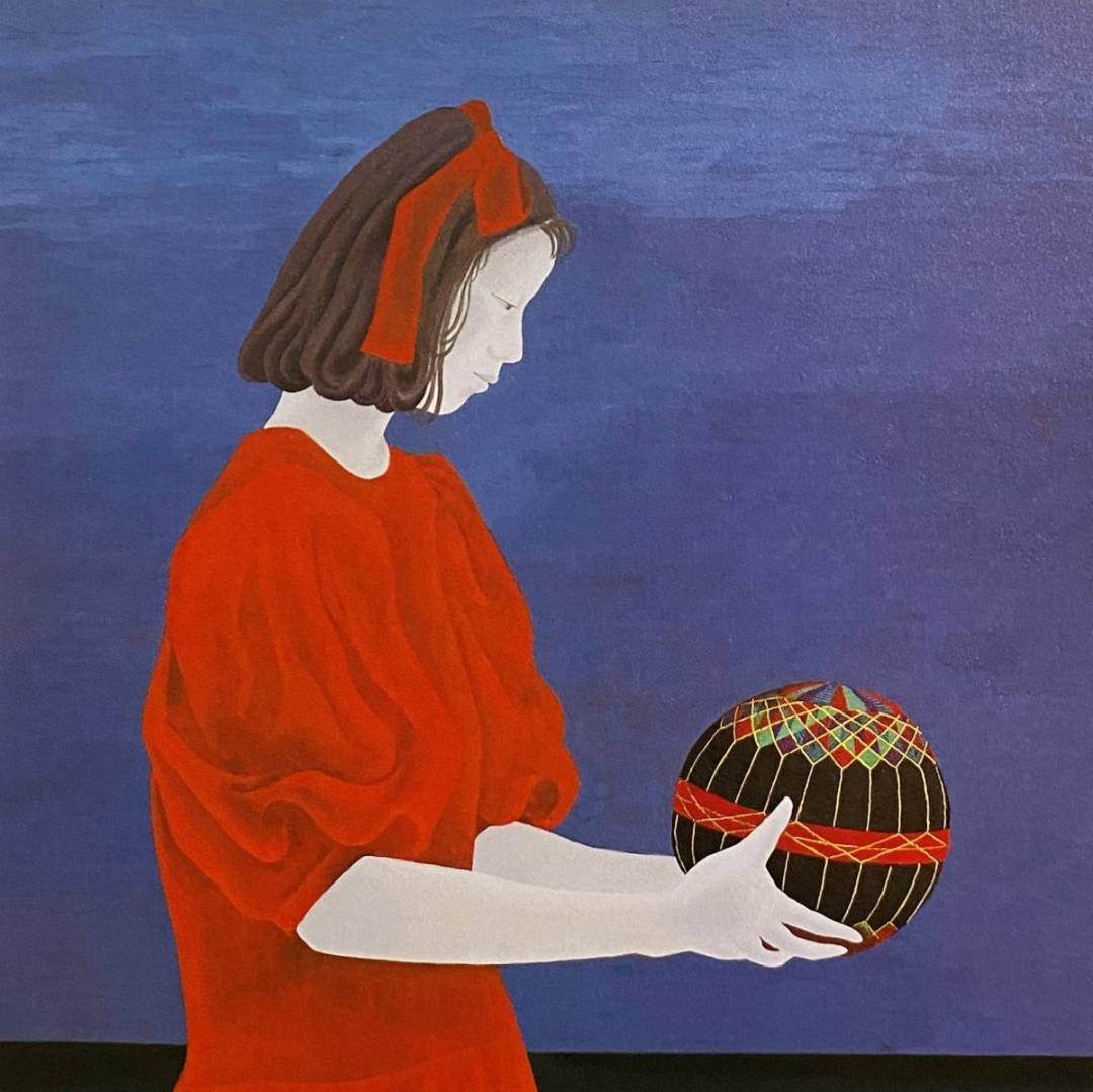 三谷青子、【夜】、希少な額装用画集より、新品額装付、状態良好