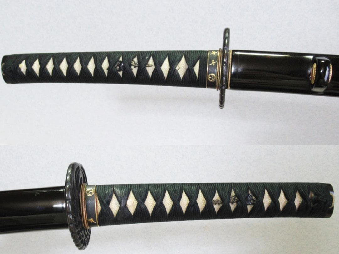 模造刀 【竹中半兵衛 家紋 真剣拵え】居合刀 71.7ｃｍ 美術刀