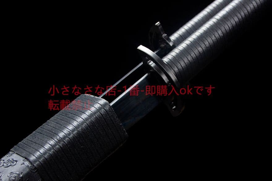 暗黙双刀-高性能マンガン鋼（黒ずみ）古兵器 武具　刀装具　日本刀　模造刀 居合刀