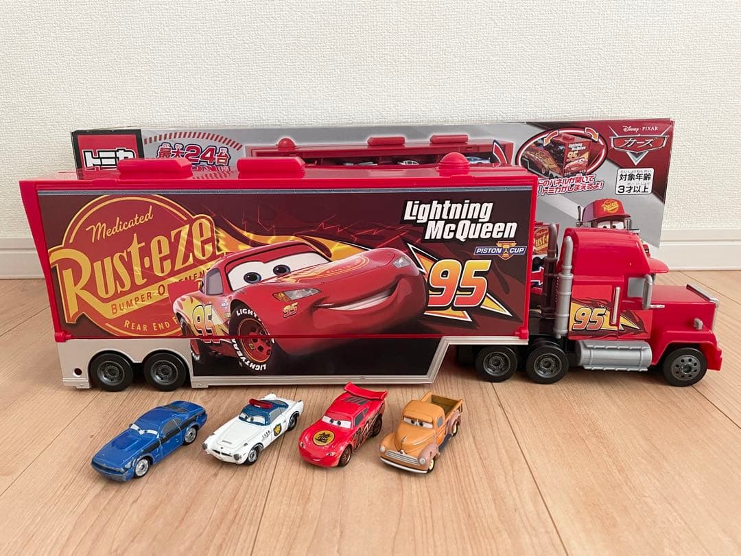 たくさんのせよう！大きなマック トミカ4台付き カーズ トミカ