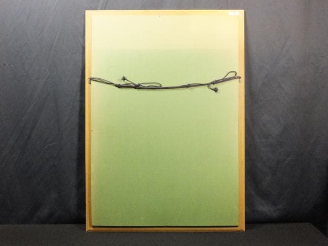 現代アート　斎藤静輝　直筆サイン『女の像』キャンヴァスに油彩 0418N