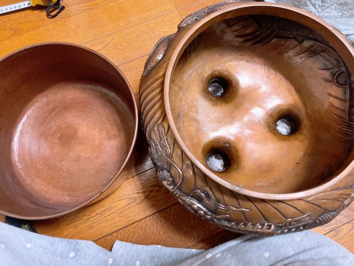 中古　香炉　線香立て　灰入れ　獅子　３つ足　仏壇　仏具