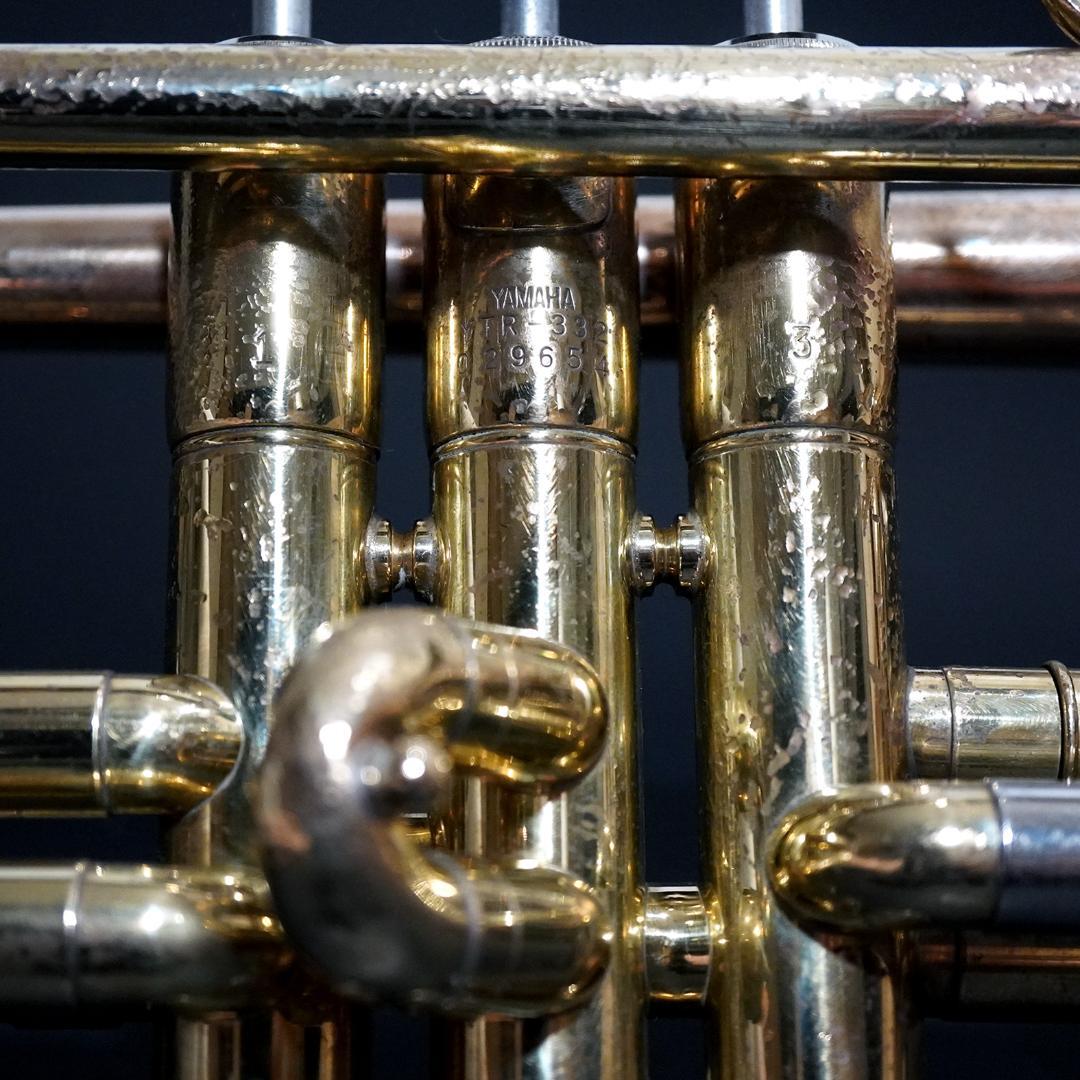 【稀少赤ベル】YAMAHAトランペット YTR332／マウスピース／ハードケース