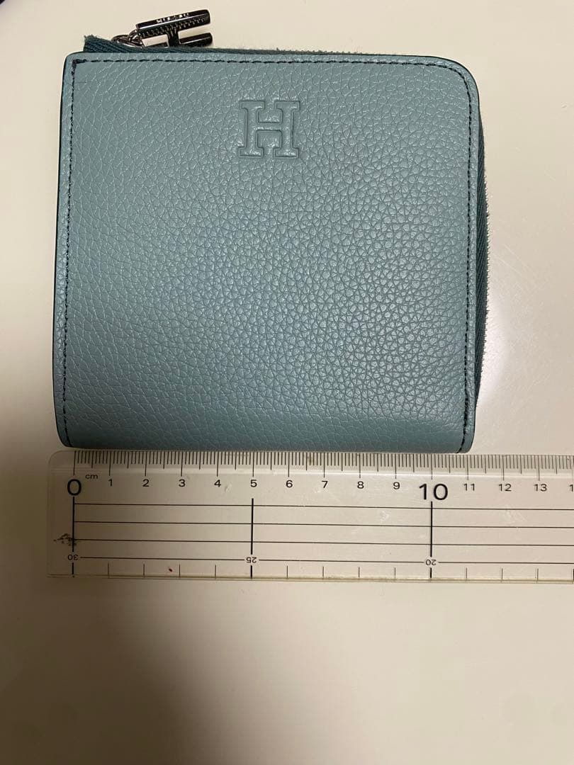 HIROFU ミントグリーン 二つ折り財布