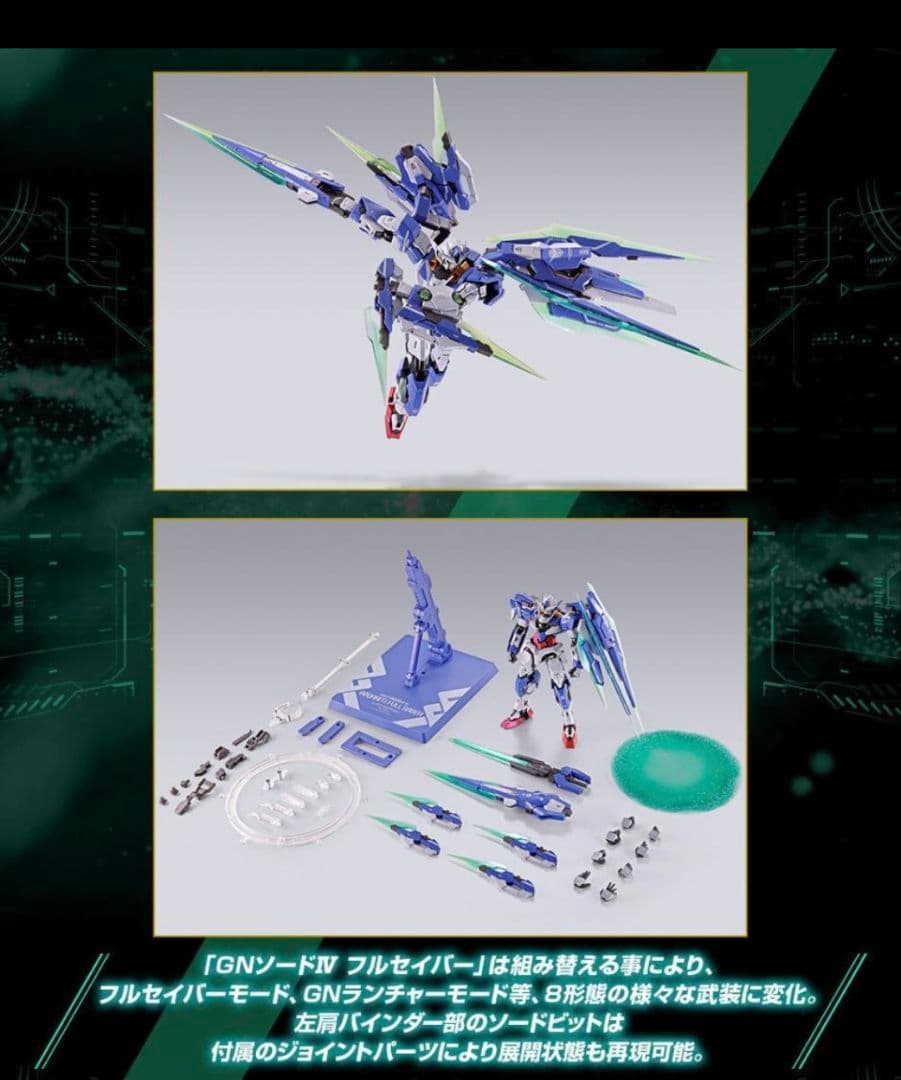 L BUILD ダブルオークアンタ フルセイバー & オプション2セット