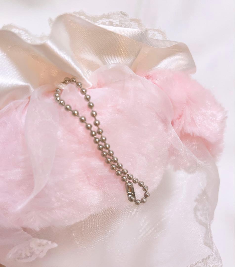 マイメロ　ウェディング　レースデザイン ボールチェーン付き