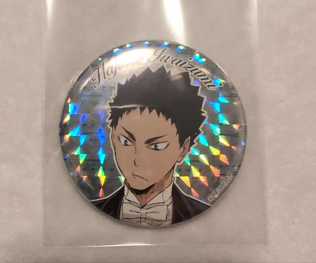 ハイキュー!!コンサート2018 及川&岩泉　ホログラム缶バッジ
