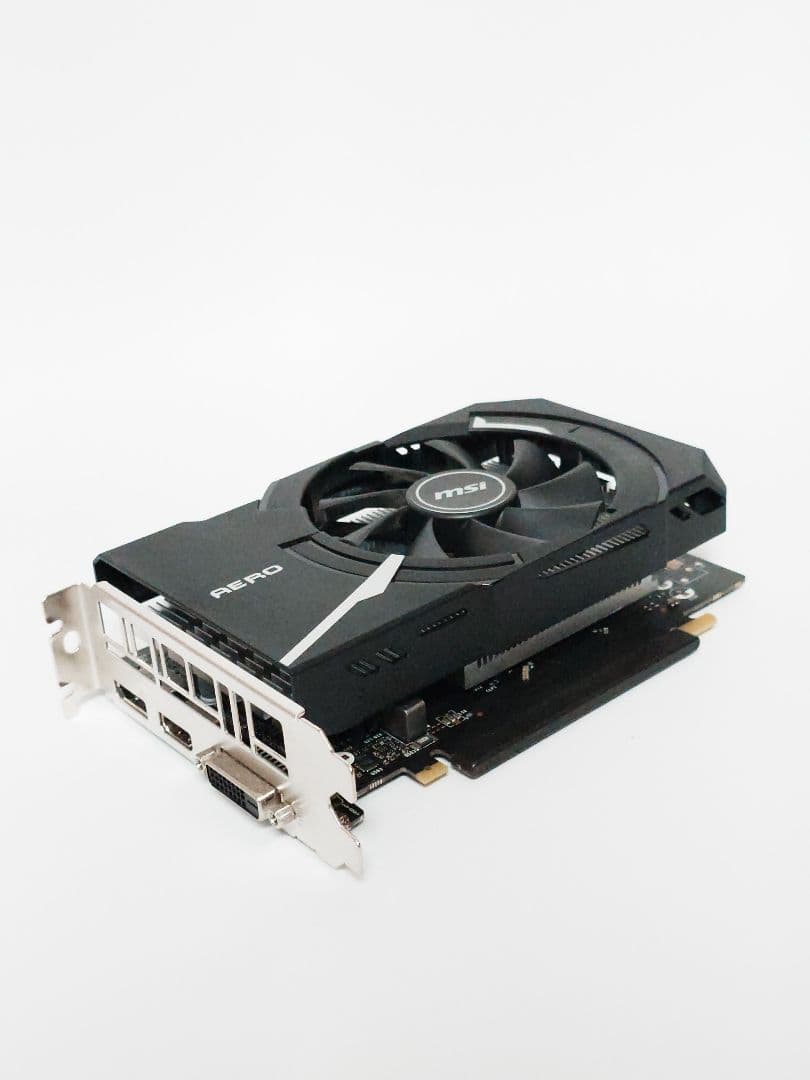 グラフィックボード・グラボ・ビデオカード msi GeForce GTX 1650 D6 AERO ITX OCV1