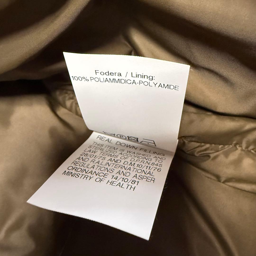 【マッキントッシュ】極美品 ダウンベスト カーキ 42サイズ メンズ 肉厚