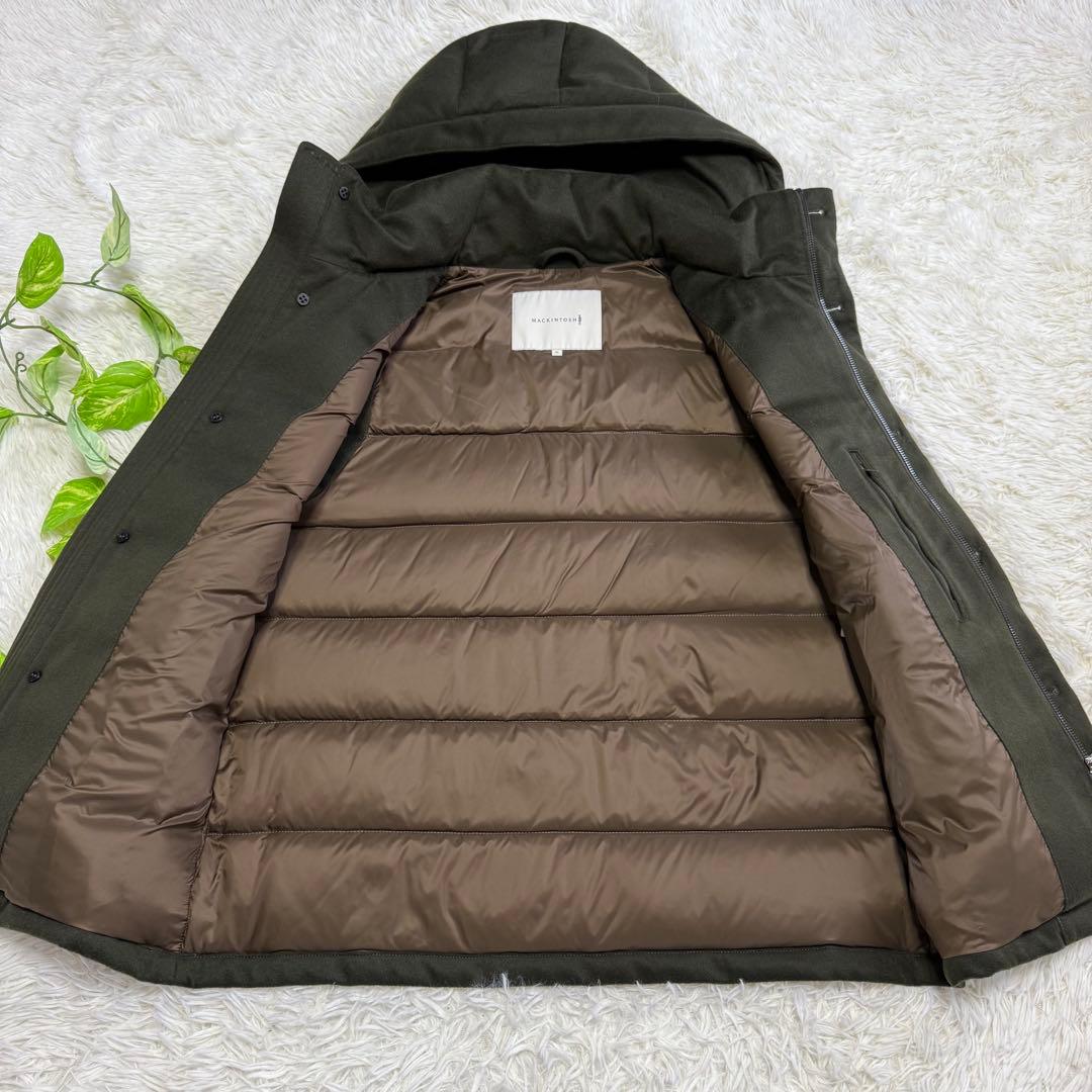【マッキントッシュ】極美品 ダウンベスト カーキ 42サイズ メンズ 肉厚