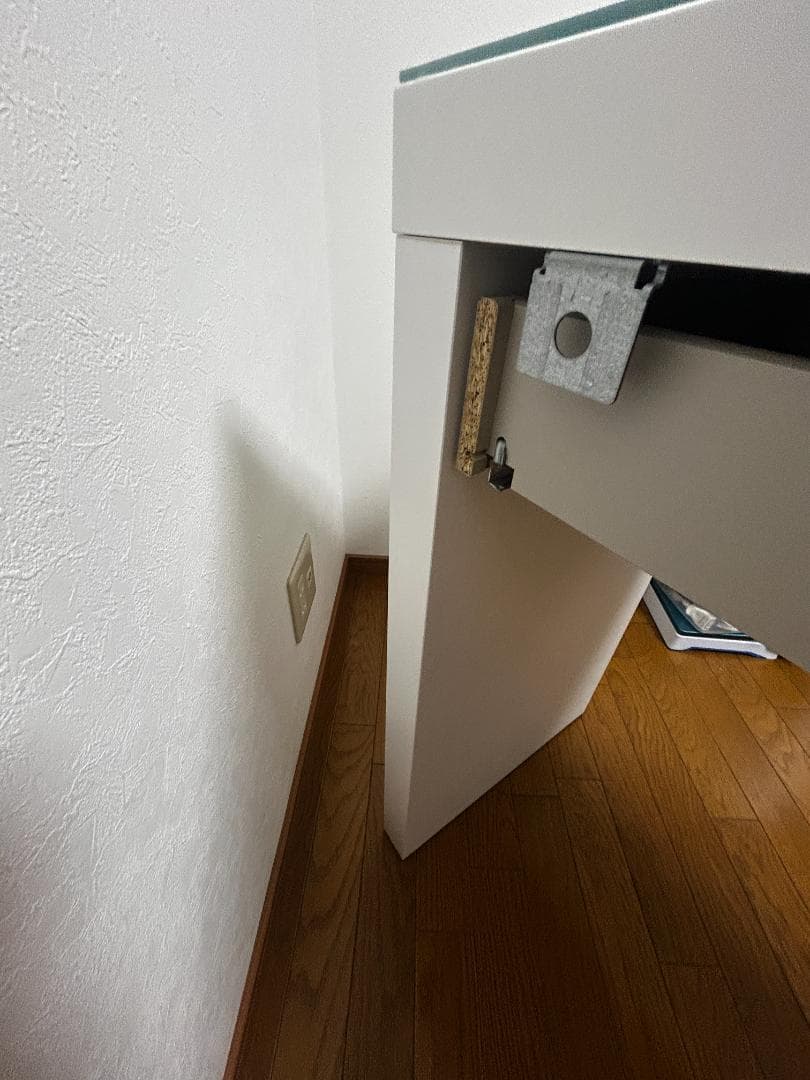 IKEA イケア マルム デスク ドレッサー ホワイトテーブル 引き出し付き