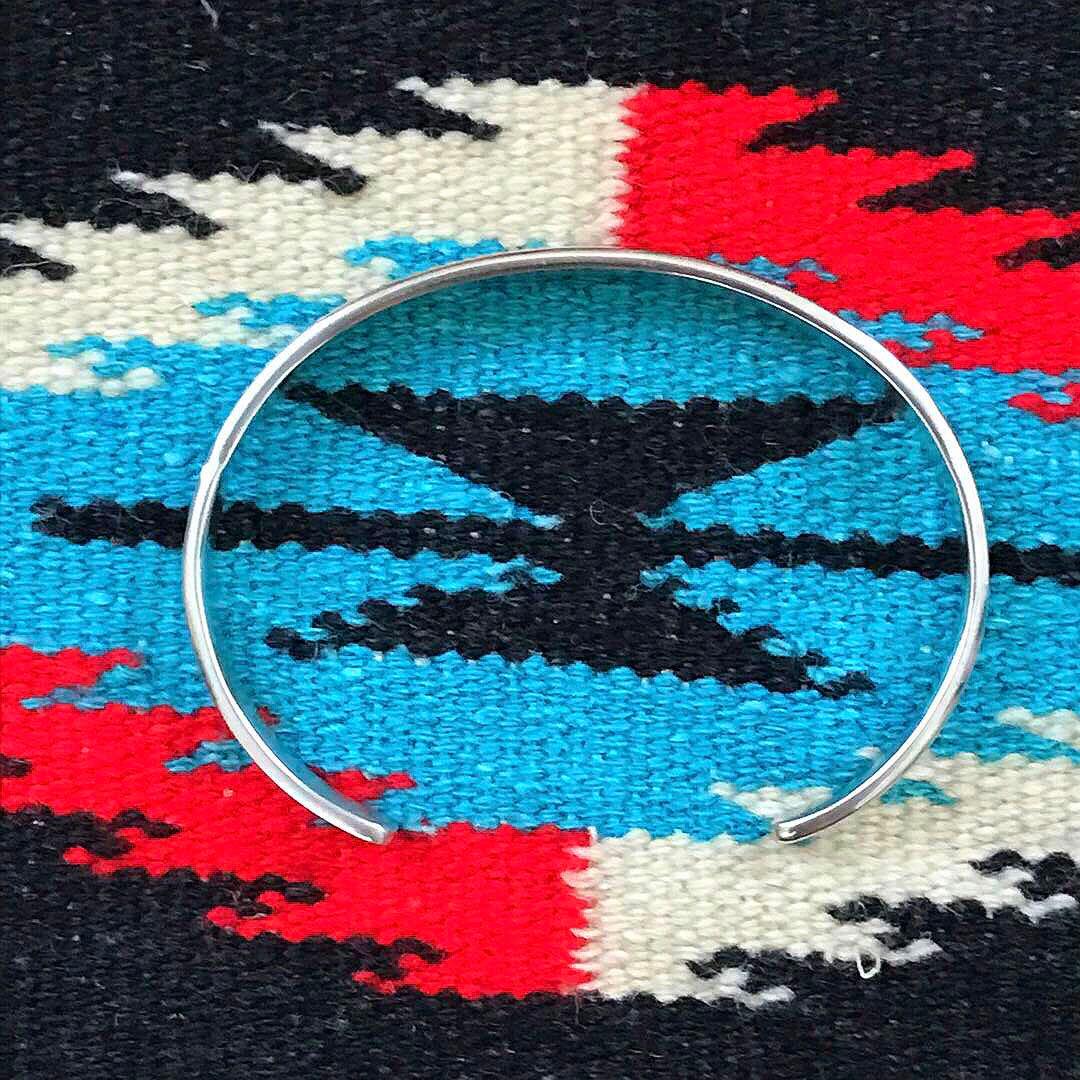 Indian Jewelry ブルースモーガン　　　シルバーバングル　　③