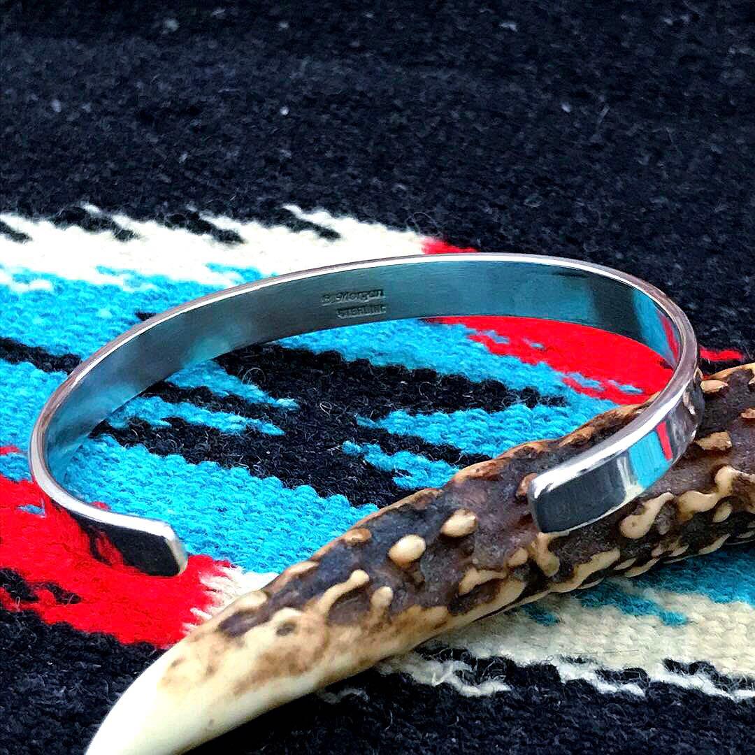 Indian Jewelry ブルースモーガン　　　シルバーバングル　　③