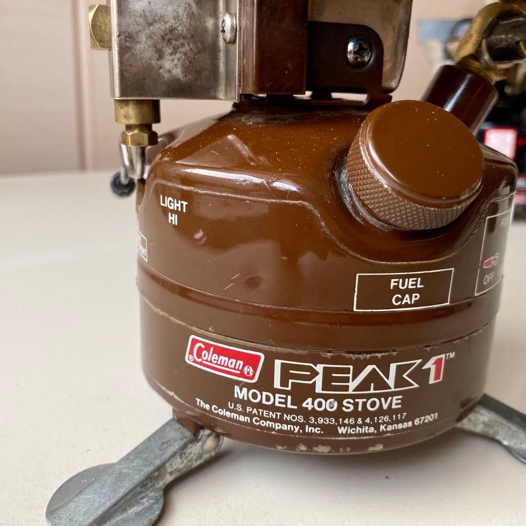 Coleman PEAK 1 MODEL 400 茶コールマンバーナー ピーク1