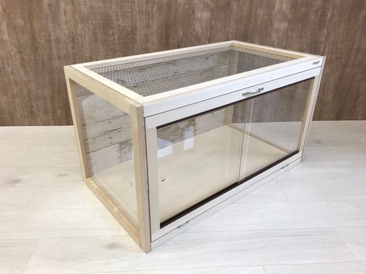 FandK爬虫類木製ケージ ハリネズミ仕様　広葉樹　800×450×450