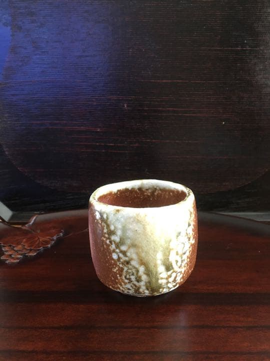 ぐい呑　信楽焼　皆川隆