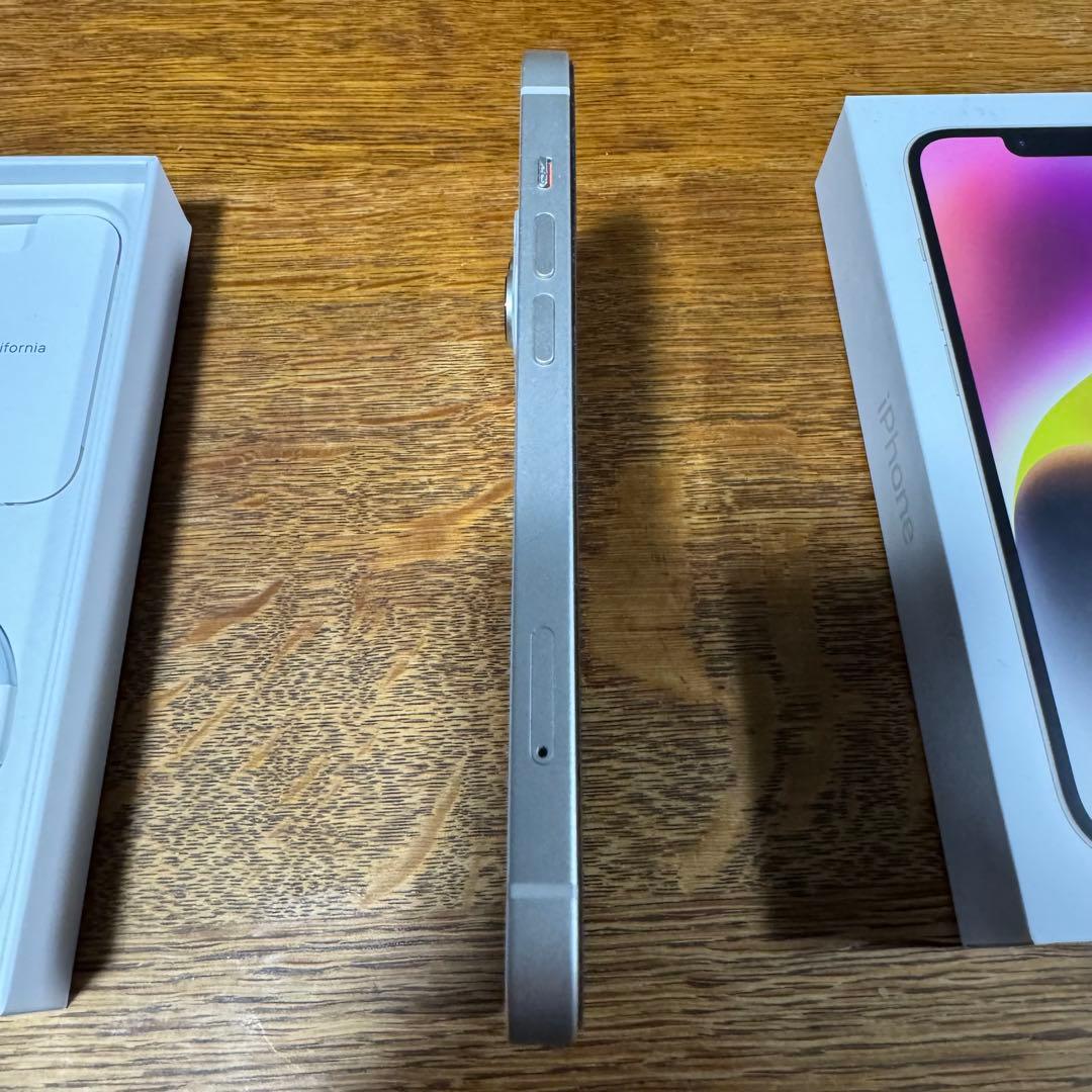iphone 14 ホワイト 128GB バッテリー99%