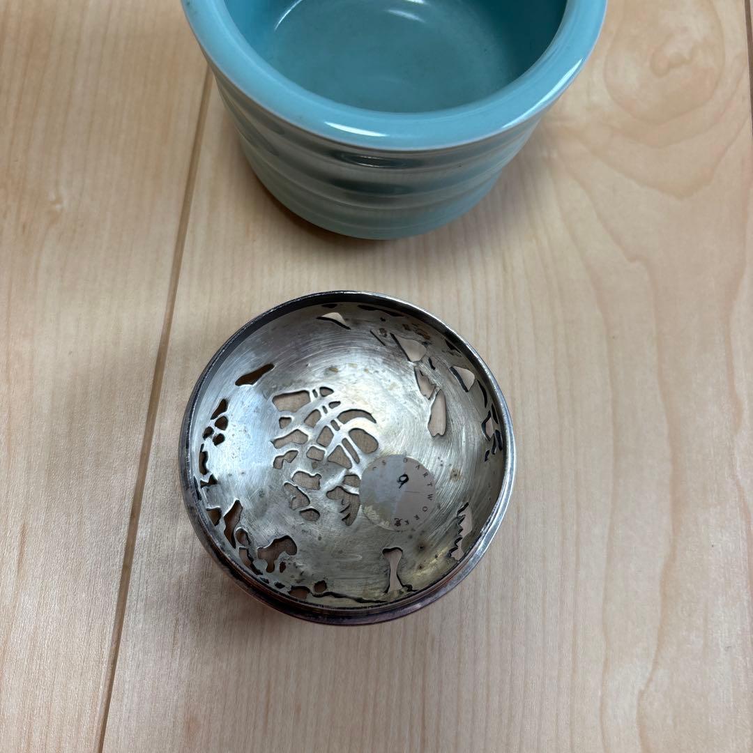 新品　未使用　香炉　925銀製　透かし　鳳凰蓋