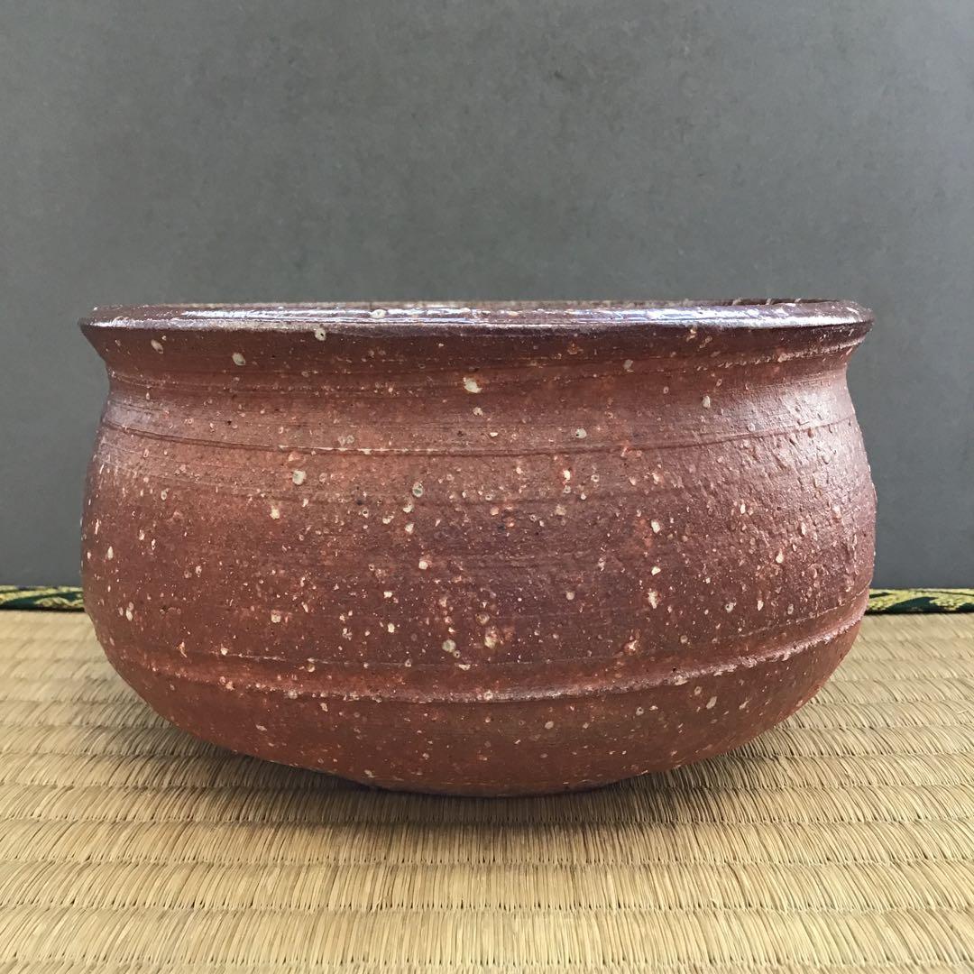 茶道具 建水 信楽焼 高橋 楽斎 共箱 直径約 145ミリ 高さ80ミNo.14