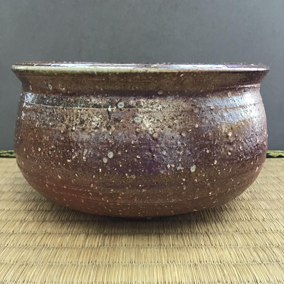 茶道具 建水 信楽焼 高橋 楽斎 共箱 直径約 145ミリ 高さ80ミNo.14