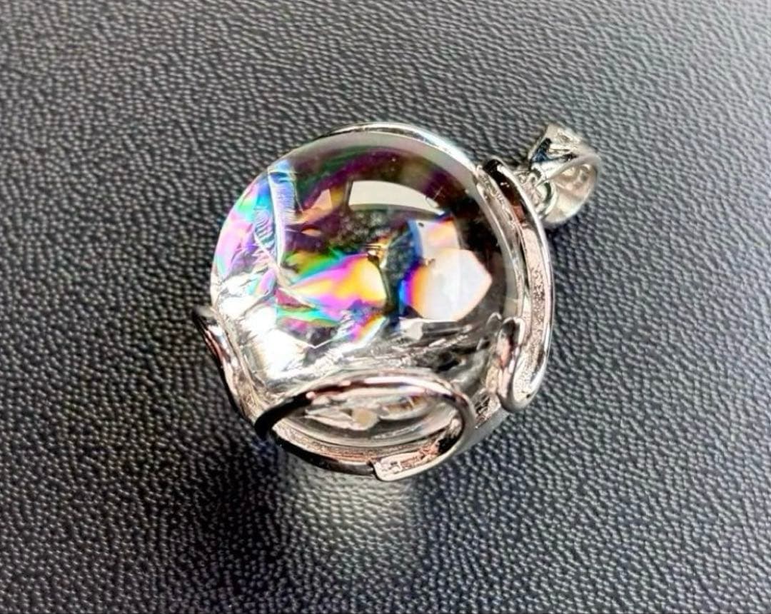 椿　永遠の愛を願う水晶の究極形態　虹のマスターウラルレムリアンスフィアPT