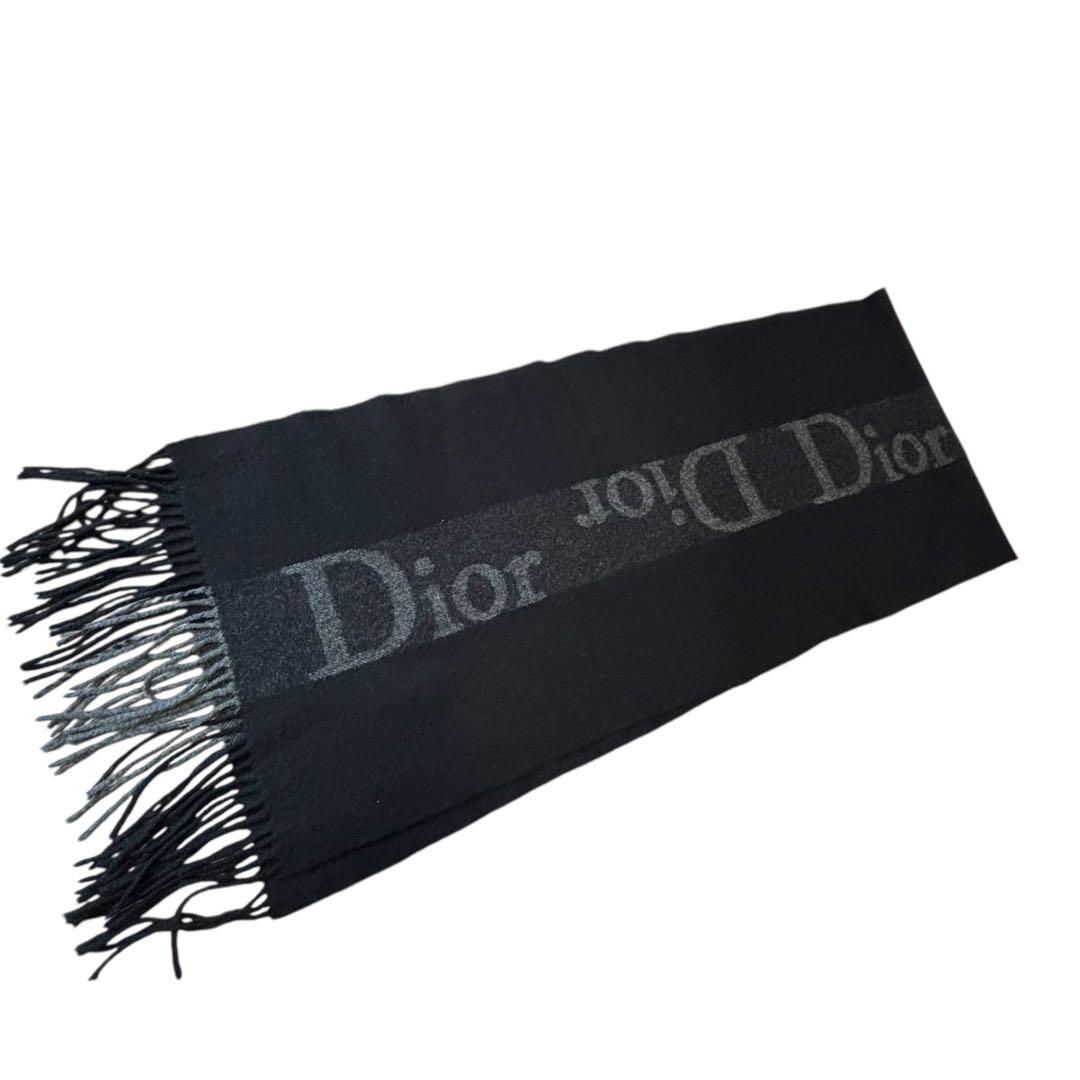 Christian Dior ディオールマフラー　カシミヤ メリノウールマフラー