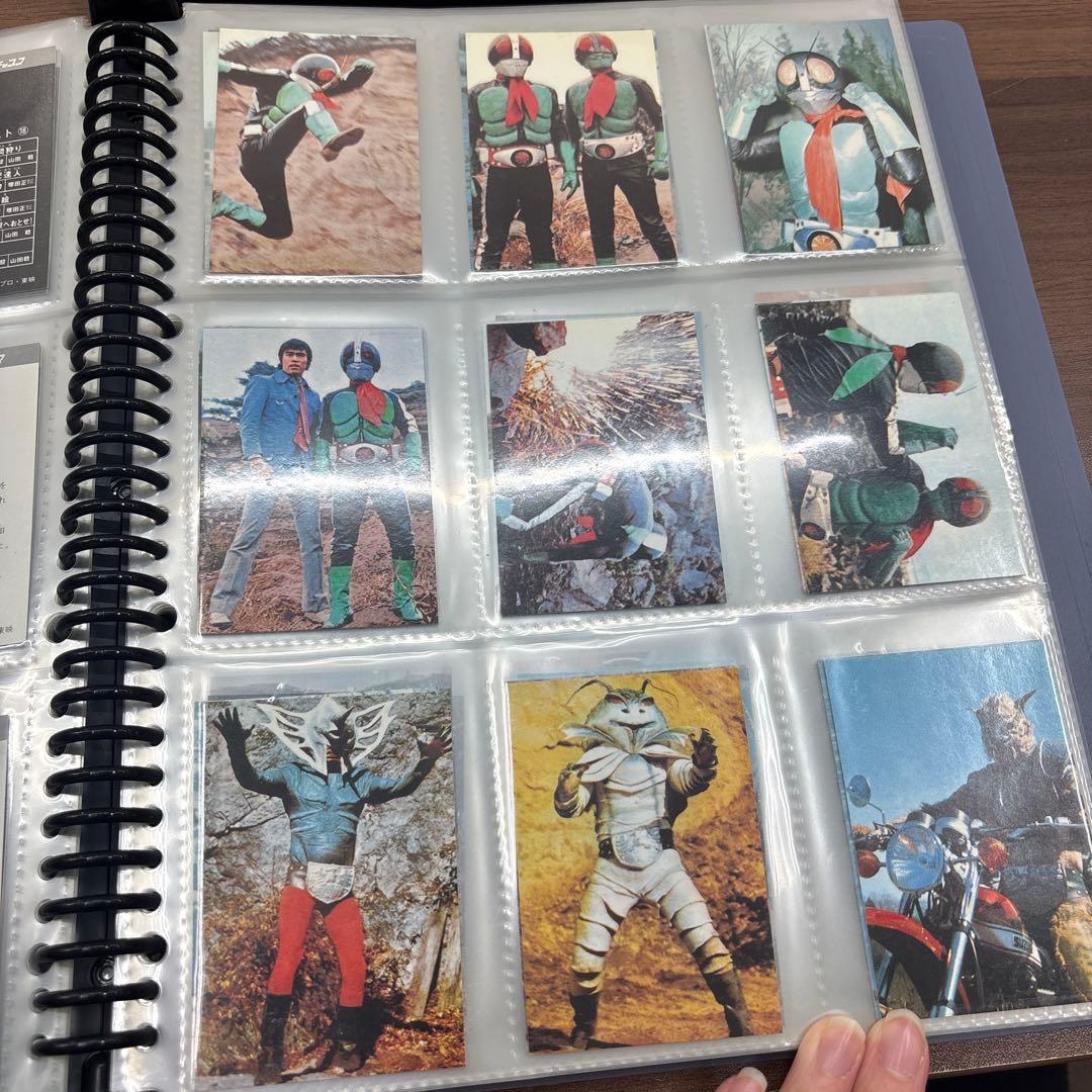 昭和レトロ 旧カルビー 仮面ライダーカード 連番 ラッキーカード