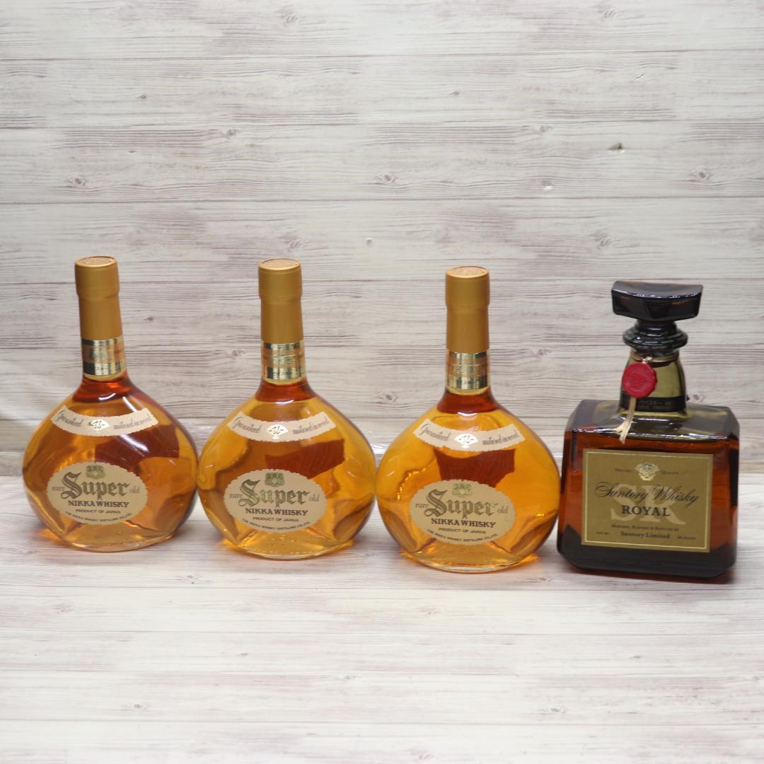 ◆未開栓 4本 スーパーニッカレアオールド  SR まとめ