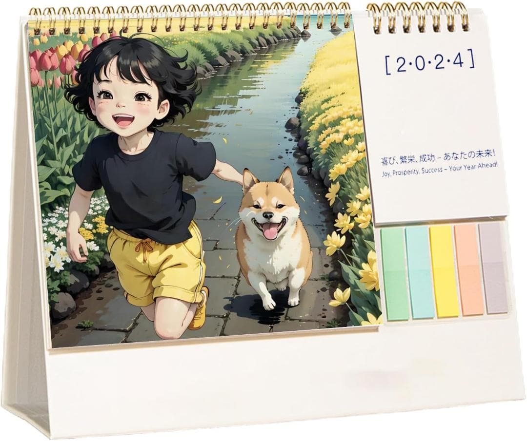 ☆2024年 卓上カレンダー オリジナルカレンダー かわいい