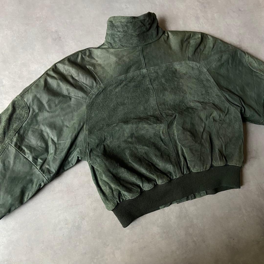 ジャケット・アウター 80s east west real leather jacket BQ43