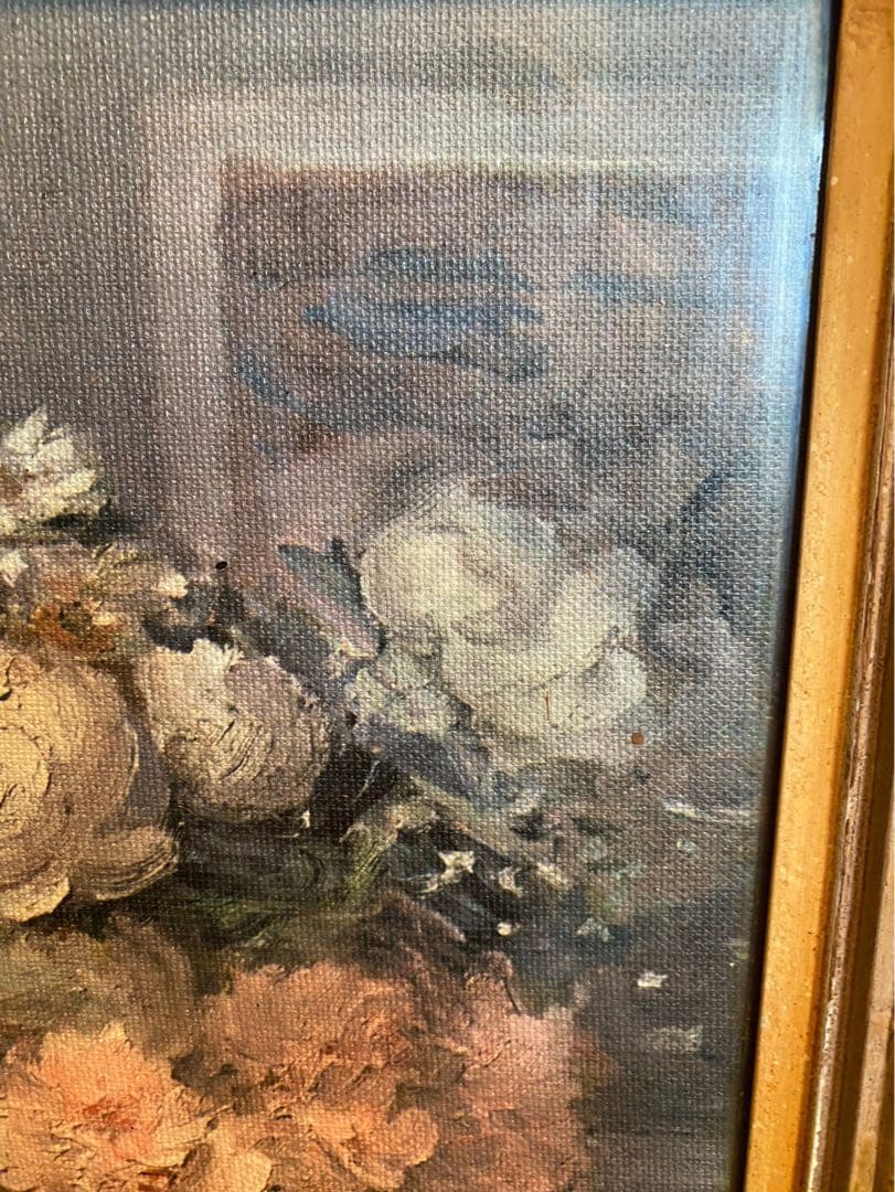 マルセルディフ Marcel Dyf シャクヤクとバラ 額縁 インテリア