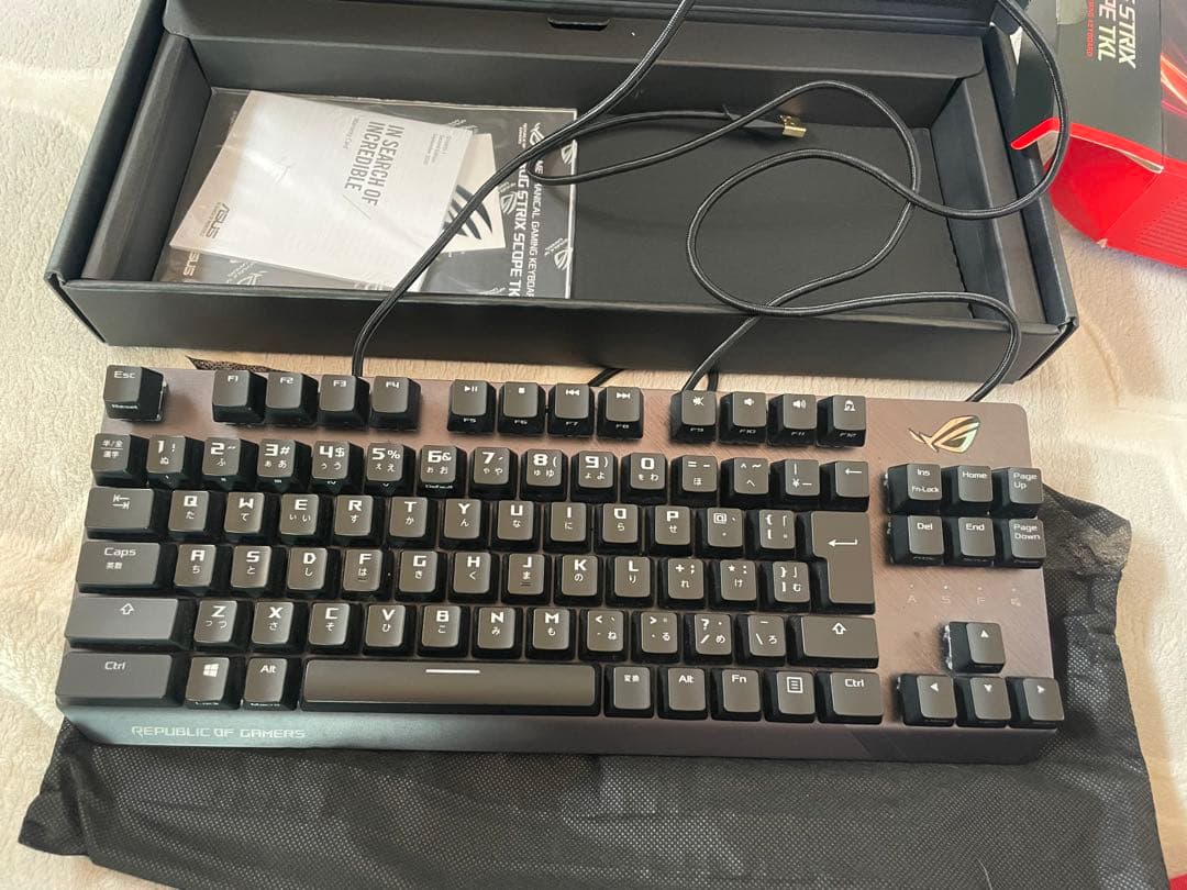 ROG Strix Scope TKL 銀軸 sv/jp