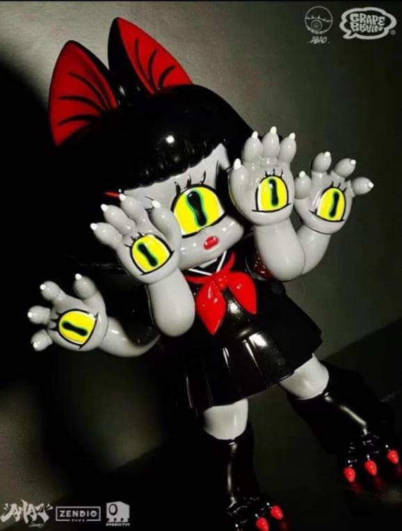 ＧＲＡＰＥ　ＢＲＡＩＮ ももちゃん Mr. Mofuchan black