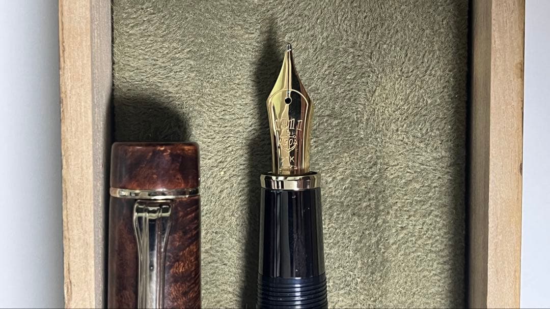 超希少 セーラー 万年筆 創業90周年記念 長原宣義作 長刀研ぎ 万年筆道楽