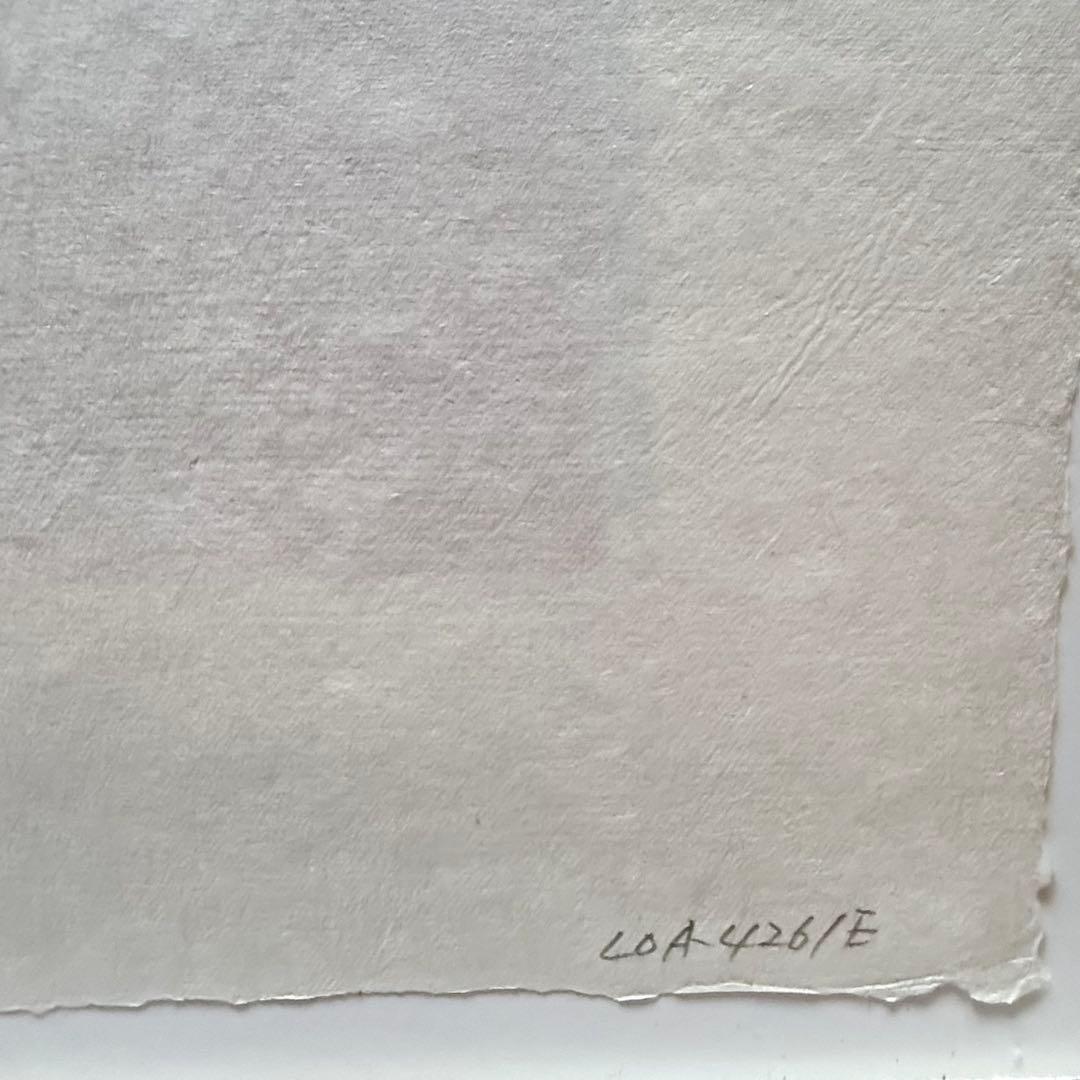 2211様感謝‼️秋‼️永井一正『赤❌白❌黒のコンポジション』版画和紙にリトグラフ