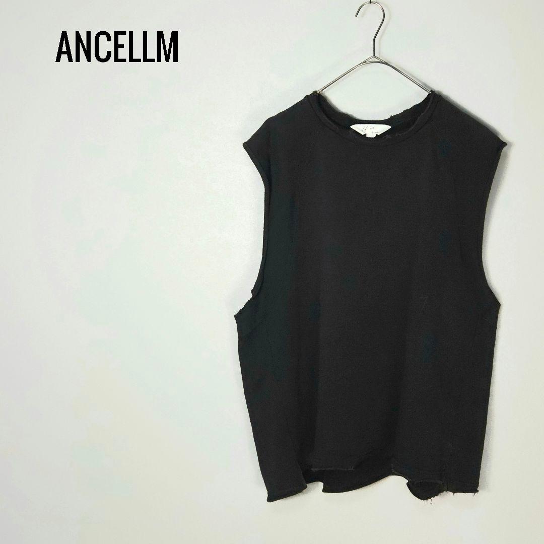 トップス ANCELLM 24SS SLEEVELESS AGING T-SHIRT