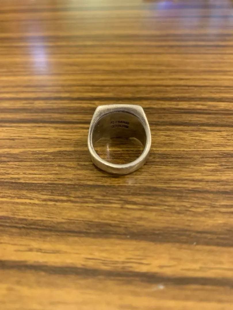 ジムスカルリング　中抜き無しソリッド　7号　ピンキーリング