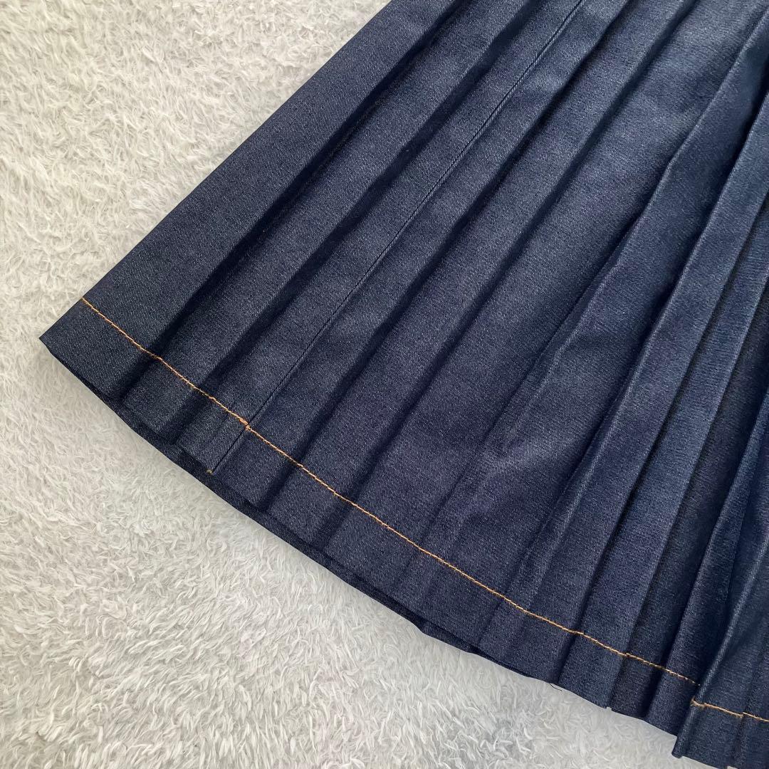 tricot comme des garcons デニム プリーツ スカート