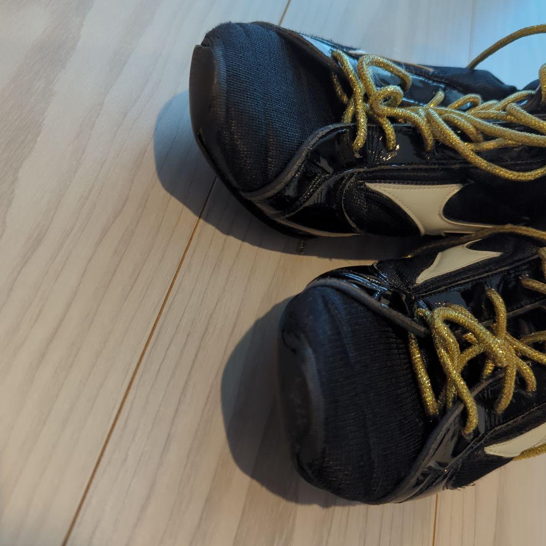 ミズノ ボクシングシューズ フィニッシャーMID ミドルカット ブラックホワイト