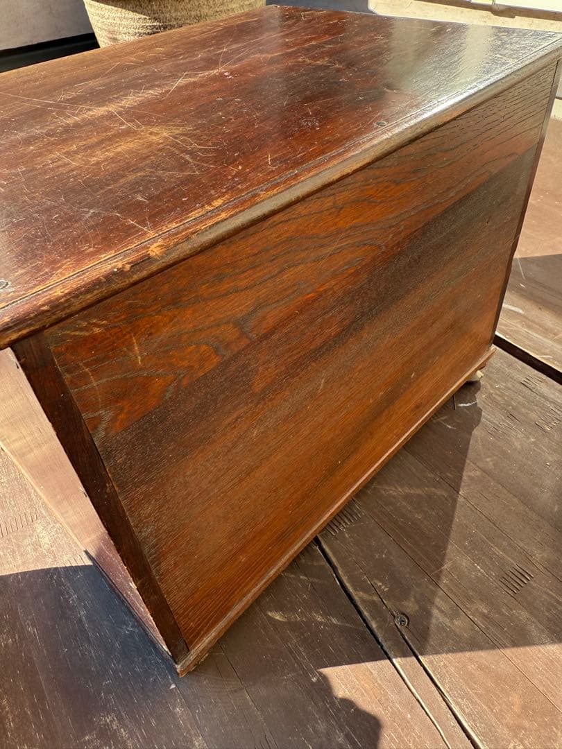 黒柿 古民具　時代物　小箪笥 ヴィンテージ 昭和レトロ　レトロ　アンティーク