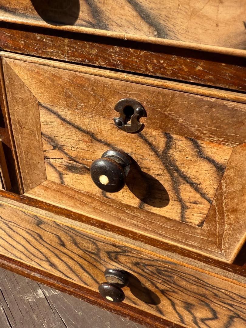 黒柿 古民具　時代物　小箪笥 ヴィンテージ 昭和レトロ　レトロ　アンティーク
