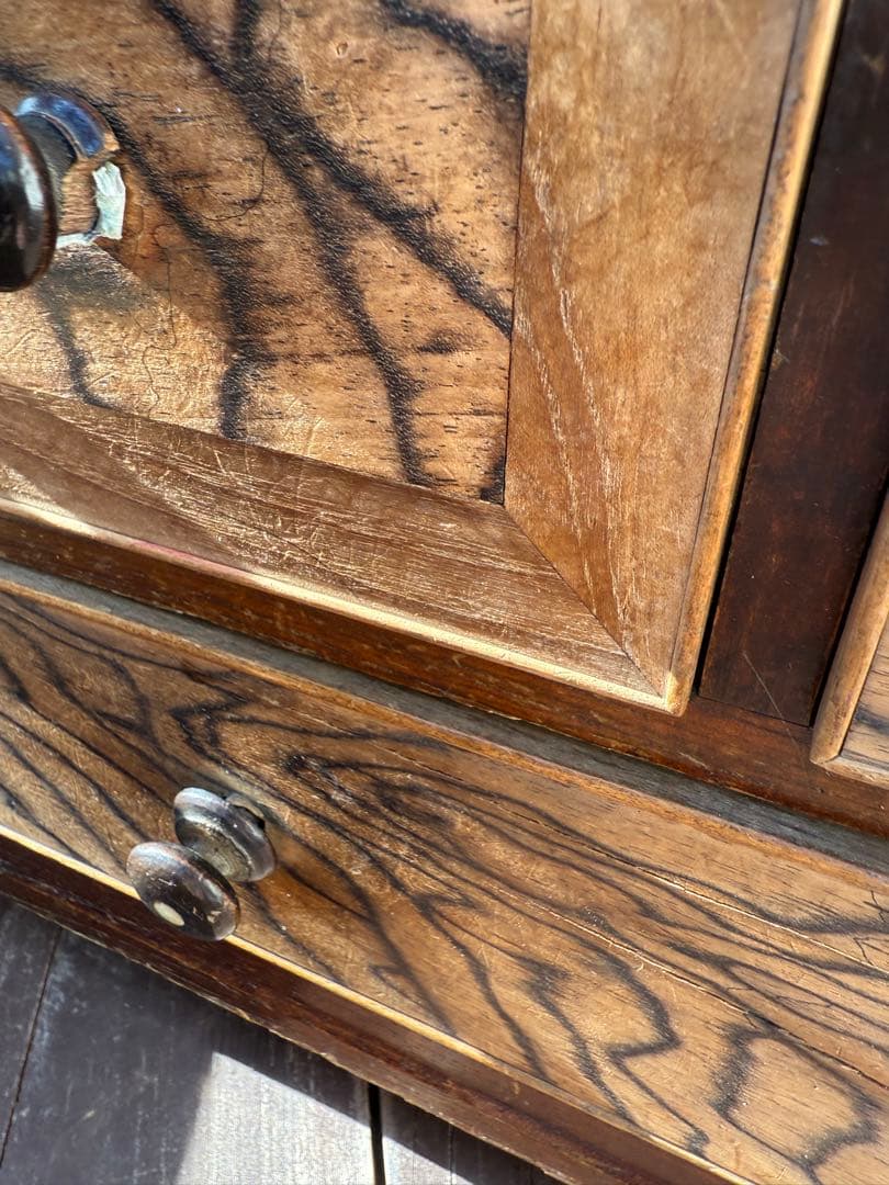 黒柿 古民具　時代物　小箪笥 ヴィンテージ 昭和レトロ　レトロ　アンティーク