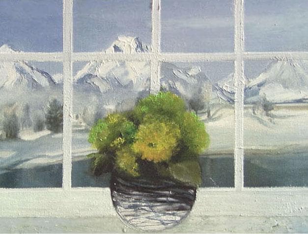 油絵 菅家令子 絵 絵画 インテリア F4-070602 花